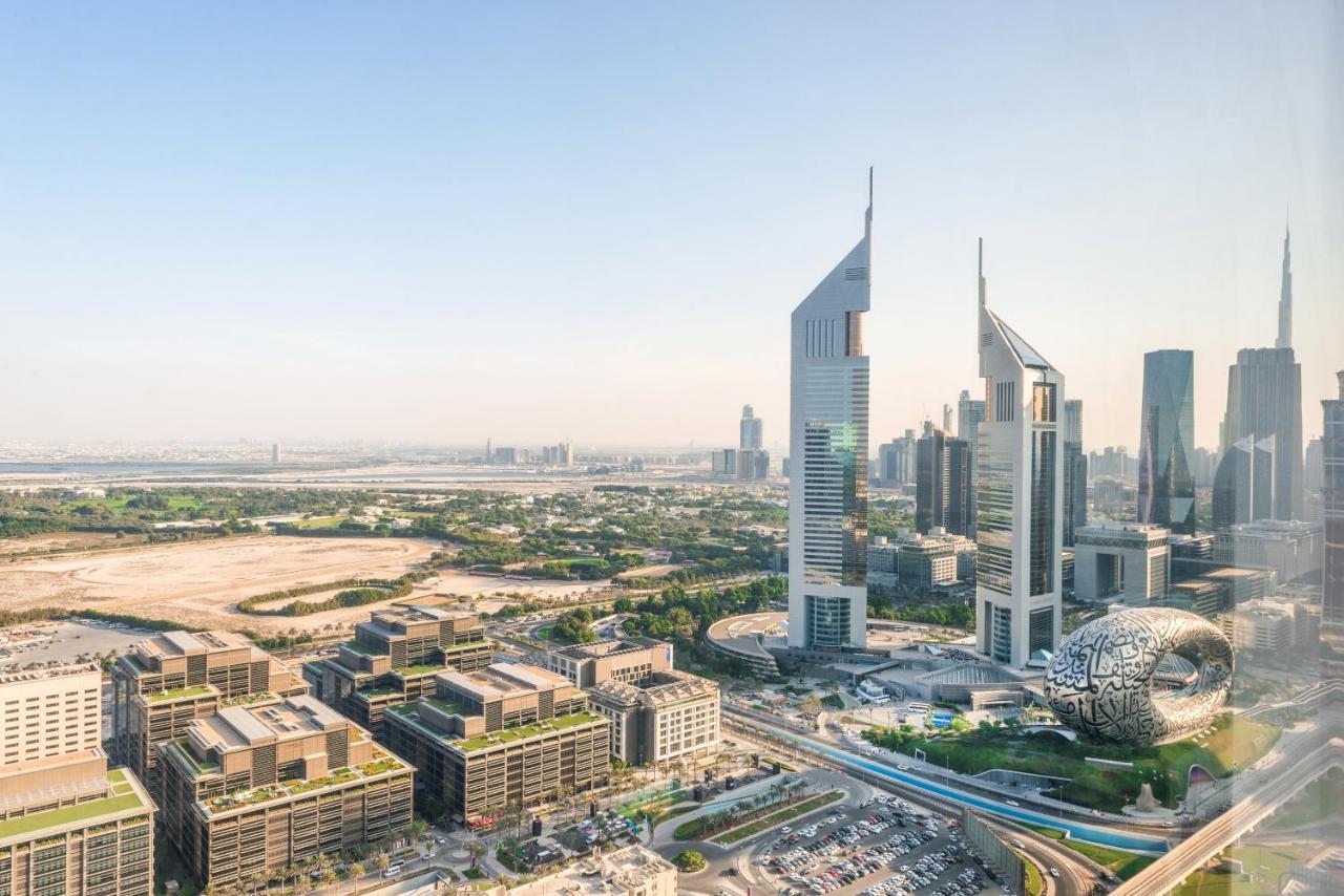 Nassima Tower Hotel Apartments Dubai Exterior foto The Emirates Towers