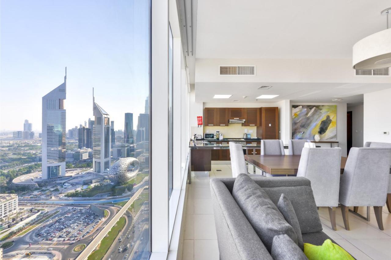 Nassima Tower Hotel Apartments Dubai Exterior foto A penthouse apartment in the complex