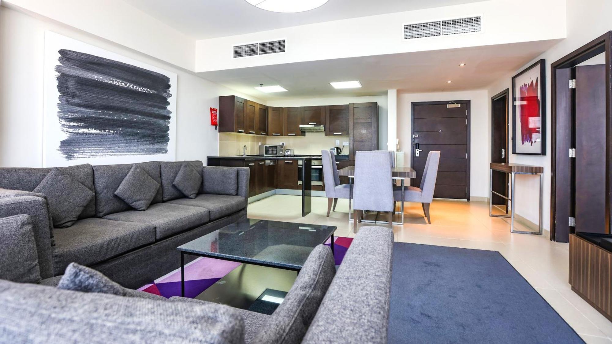 Nassima Tower Hotel Apartments Dubai Exterior foto A typical apartment interior