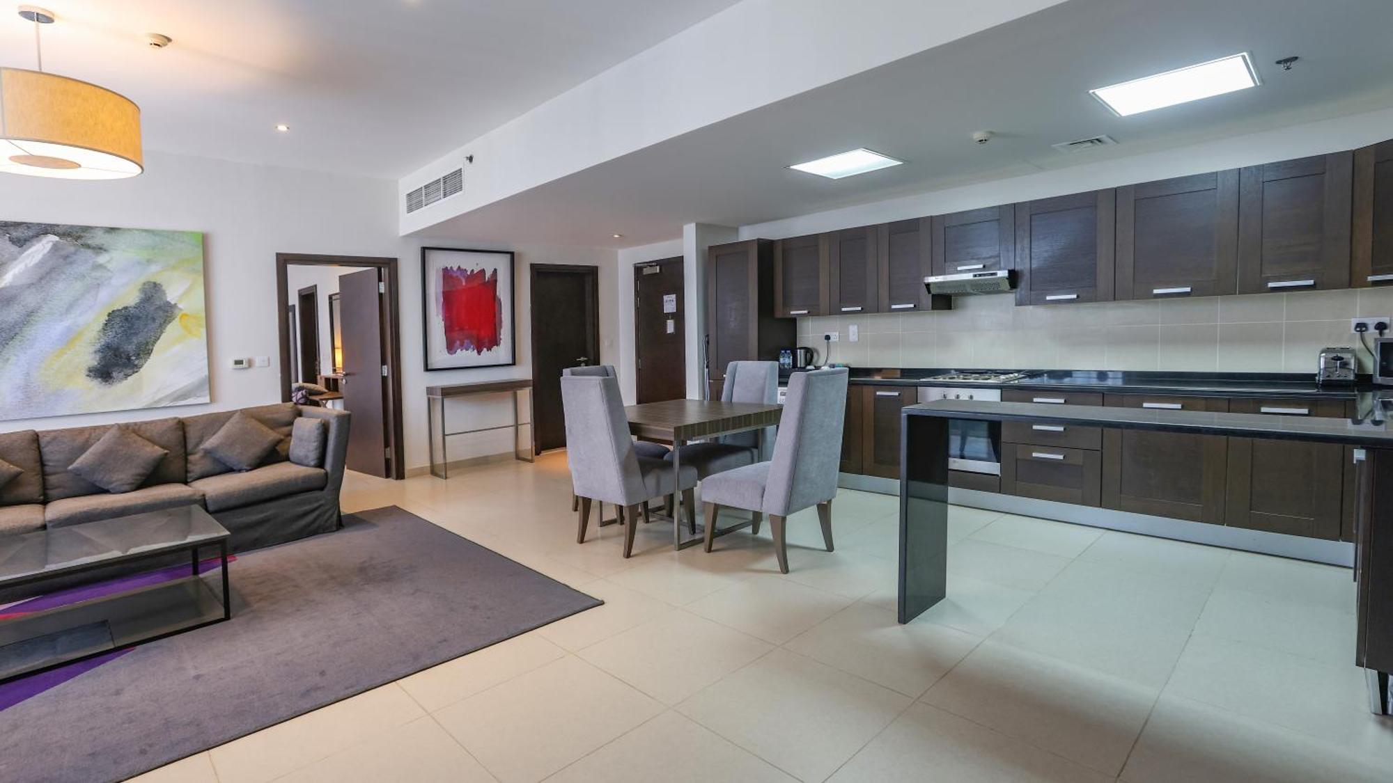 Nassima Tower Hotel Apartments Dubai Exterior foto A typical apartment interior